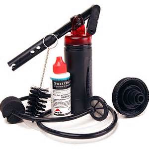 MSR Sweetwater filter and purification system