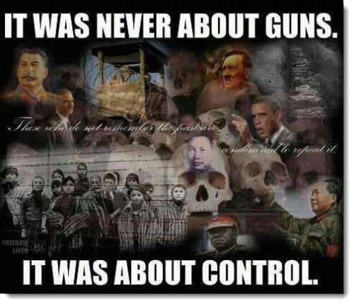 gun control violates the Bill of Rights and loved by statists