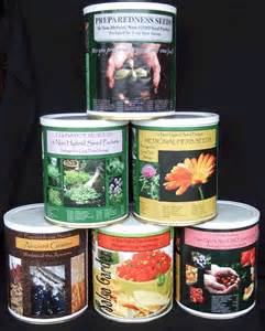 Heirloom seeds for long term storage for gardening