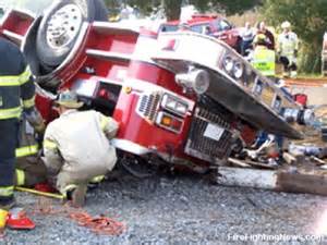 Fire Engine Wreck is more serious firefighter risk than getting burned