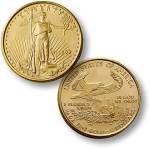 1/10th oz ounce gold coin eagle US mint precious meatls prepper emergencies, disasters, grid-dwon