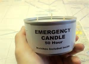emergency candles for disasters and grid-down