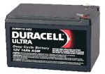 Duracell deep cycle 12v SLA sealed lead Acide AGM 14 aH