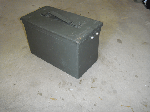 Looking at the box from the right rear corner