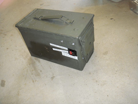 looking at the box from the left front corner