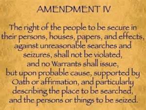 4th Amendment Bill of Rights Constitution