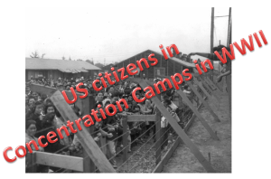 US Citizens locked up in concentration camps during WWII
