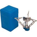 Olicamp stove comes in hard plastic case