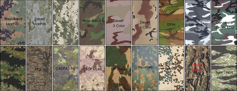 popular Military camouflage camo