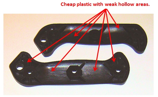 KaBar BK-2 low quality handle cheap plastic poor quality